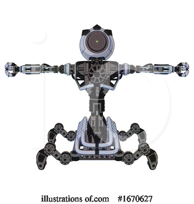 Royalty-Free (RF) Robot Clipart Illustration by Leo Blanchette - Stock Sample #1670627