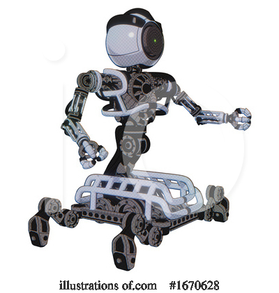 Royalty-Free (RF) Robot Clipart Illustration by Leo Blanchette - Stock Sample #1670628