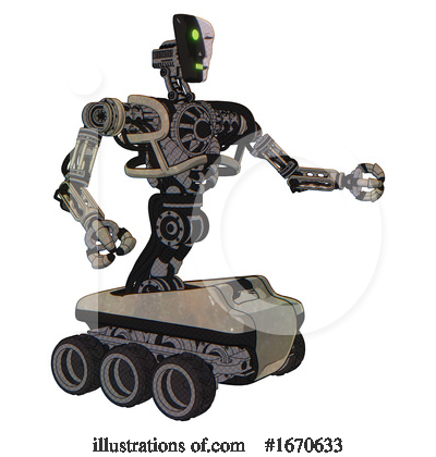 Royalty-Free (RF) Robot Clipart Illustration by Leo Blanchette - Stock Sample #1670633