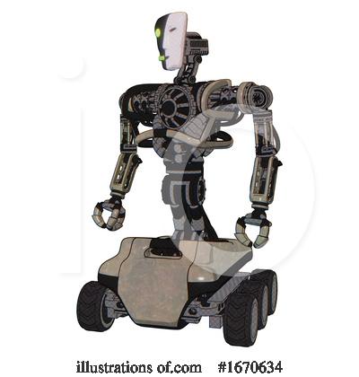 Royalty-Free (RF) Robot Clipart Illustration by Leo Blanchette - Stock Sample #1670634