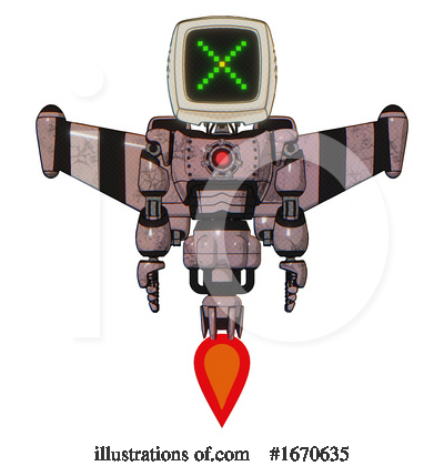 Royalty-Free (RF) Robot Clipart Illustration by Leo Blanchette - Stock Sample #1670635