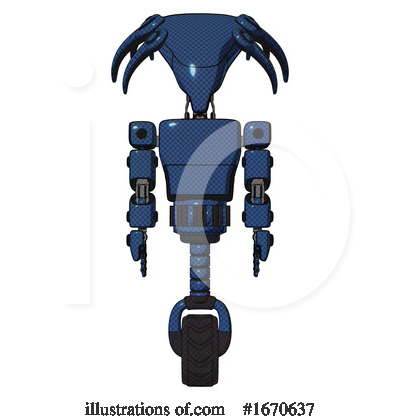 Royalty-Free (RF) Robot Clipart Illustration by Leo Blanchette - Stock Sample #1670637
