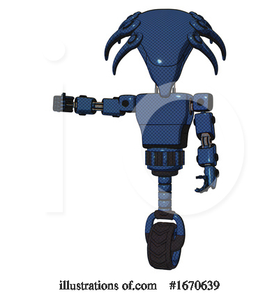Royalty-Free (RF) Robot Clipart Illustration by Leo Blanchette - Stock Sample #1670639