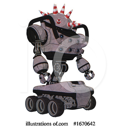 Royalty-Free (RF) Robot Clipart Illustration by Leo Blanchette - Stock Sample #1670642