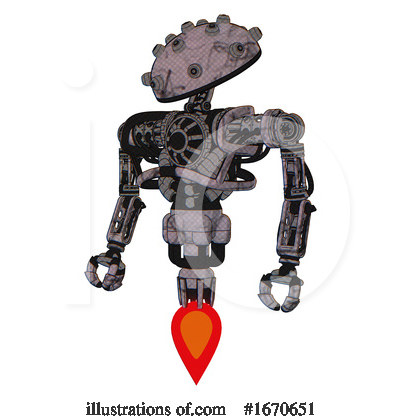 Royalty-Free (RF) Robot Clipart Illustration by Leo Blanchette - Stock Sample #1670651