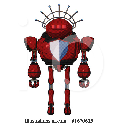Royalty-Free (RF) Robot Clipart Illustration by Leo Blanchette - Stock Sample #1670655