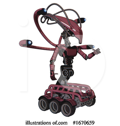 Royalty-Free (RF) Robot Clipart Illustration by Leo Blanchette - Stock Sample #1670659