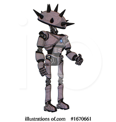 Royalty-Free (RF) Robot Clipart Illustration by Leo Blanchette - Stock Sample #1670661