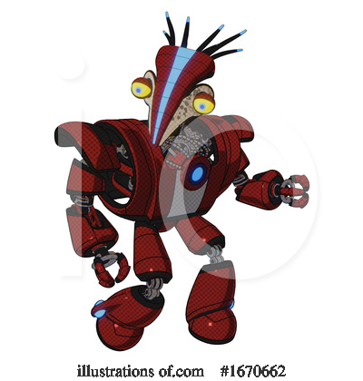 Royalty-Free (RF) Robot Clipart Illustration by Leo Blanchette - Stock Sample #1670662