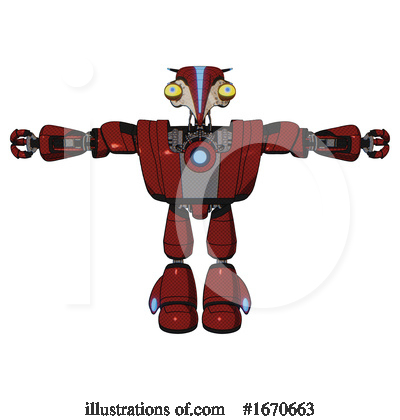 Royalty-Free (RF) Robot Clipart Illustration by Leo Blanchette - Stock Sample #1670663