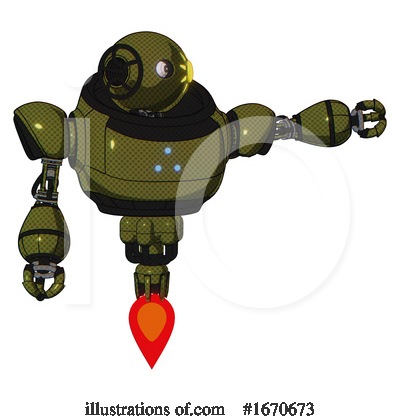 Royalty-Free (RF) Robot Clipart Illustration by Leo Blanchette - Stock Sample #1670673