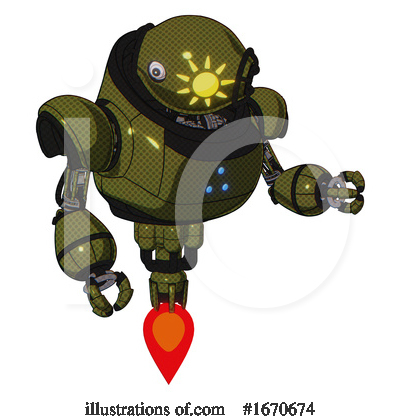 Royalty-Free (RF) Robot Clipart Illustration by Leo Blanchette - Stock Sample #1670674