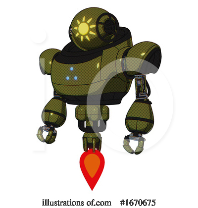 Royalty-Free (RF) Robot Clipart Illustration by Leo Blanchette - Stock Sample #1670675