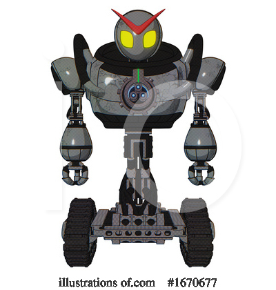 Royalty-Free (RF) Robot Clipart Illustration by Leo Blanchette - Stock Sample #1670677