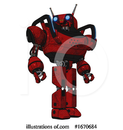 Royalty-Free (RF) Robot Clipart Illustration by Leo Blanchette - Stock Sample #1670684