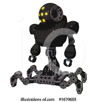 Royalty-Free (RF) Robot Clipart Illustration by Leo Blanchette - Stock Sample #1670688