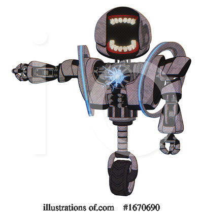 Royalty-Free (RF) Robot Clipart Illustration by Leo Blanchette - Stock Sample #1670690