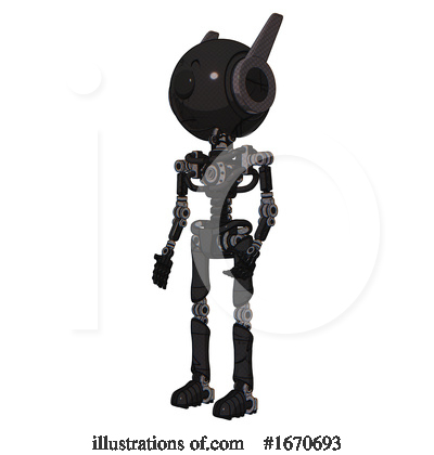 Royalty-Free (RF) Robot Clipart Illustration by Leo Blanchette - Stock Sample #1670693