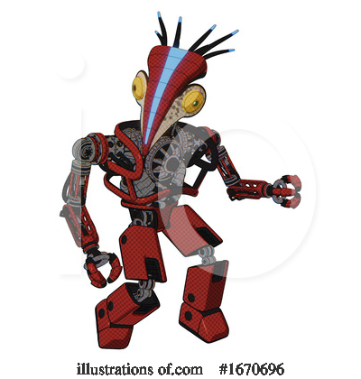Royalty-Free (RF) Robot Clipart Illustration by Leo Blanchette - Stock Sample #1670696
