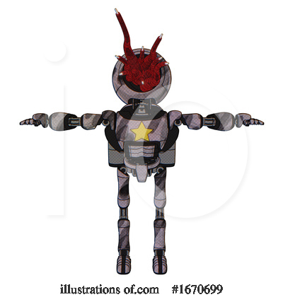 Royalty-Free (RF) Robot Clipart Illustration by Leo Blanchette - Stock Sample #1670699