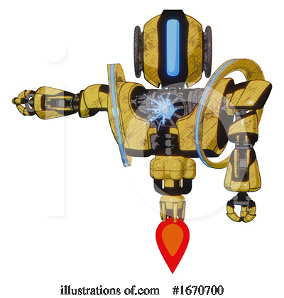 Royalty-Free (RF) Robot Clipart Illustration by Leo Blanchette - Stock Sample #1670700