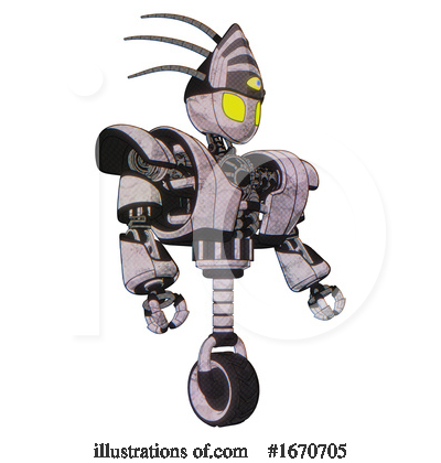 Royalty-Free (RF) Robot Clipart Illustration by Leo Blanchette - Stock Sample #1670705
