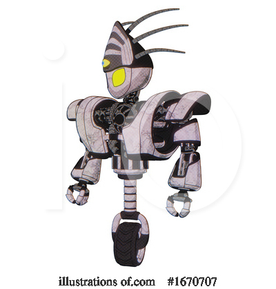 Royalty-Free (RF) Robot Clipart Illustration by Leo Blanchette - Stock Sample #1670707