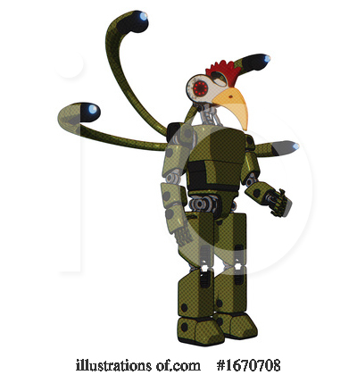 Royalty-Free (RF) Robot Clipart Illustration by Leo Blanchette - Stock Sample #1670708