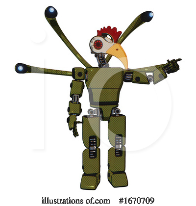 Royalty-Free (RF) Robot Clipart Illustration by Leo Blanchette - Stock Sample #1670709