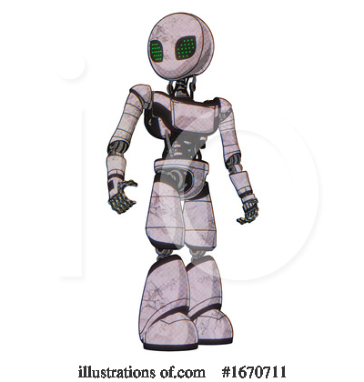 Royalty-Free (RF) Robot Clipart Illustration by Leo Blanchette - Stock Sample #1670711