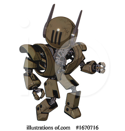Royalty-Free (RF) Robot Clipart Illustration by Leo Blanchette - Stock Sample #1670716