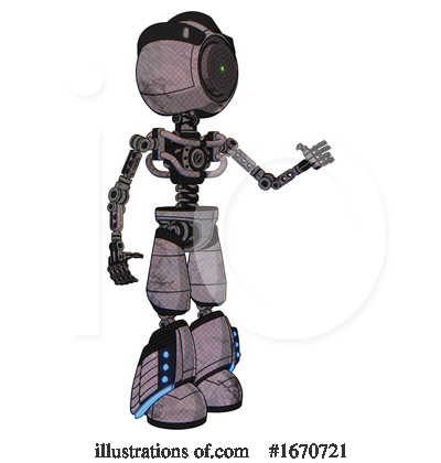 Royalty-Free (RF) Robot Clipart Illustration by Leo Blanchette - Stock Sample #1670721