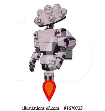 Royalty-Free (RF) Robot Clipart Illustration by Leo Blanchette - Stock Sample #1670723