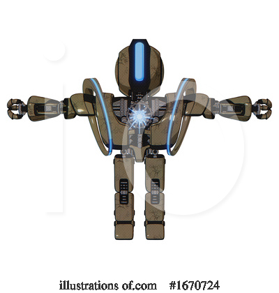 Royalty-Free (RF) Robot Clipart Illustration by Leo Blanchette - Stock Sample #1670724