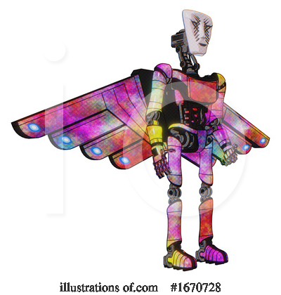 Royalty-Free (RF) Robot Clipart Illustration by Leo Blanchette - Stock Sample #1670728