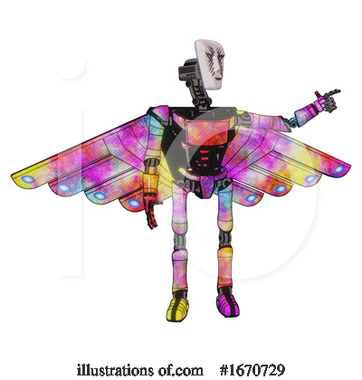 Royalty-Free (RF) Robot Clipart Illustration by Leo Blanchette - Stock Sample #1670729