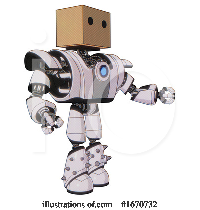 Royalty-Free (RF) Robot Clipart Illustration by Leo Blanchette - Stock Sample #1670732