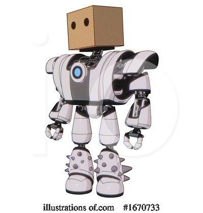 Royalty-Free (RF) Robot Clipart Illustration by Leo Blanchette - Stock Sample #1670733