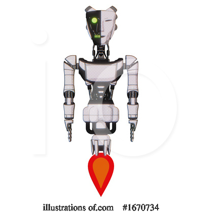 Royalty-Free (RF) Robot Clipart Illustration by Leo Blanchette - Stock Sample #1670734