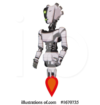 Royalty-Free (RF) Robot Clipart Illustration by Leo Blanchette - Stock Sample #1670735