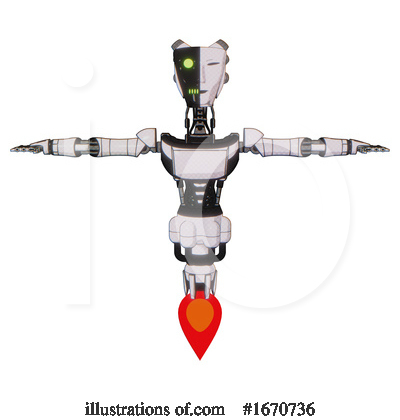 Royalty-Free (RF) Robot Clipart Illustration by Leo Blanchette - Stock Sample #1670736