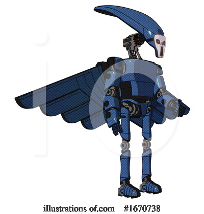 Royalty-Free (RF) Robot Clipart Illustration by Leo Blanchette - Stock Sample #1670738