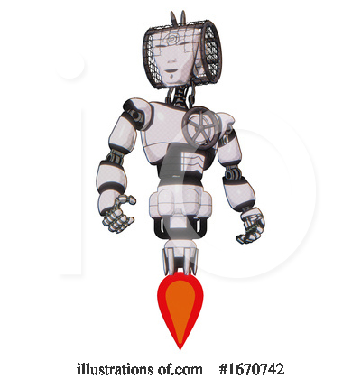 Royalty-Free (RF) Robot Clipart Illustration by Leo Blanchette - Stock Sample #1670742