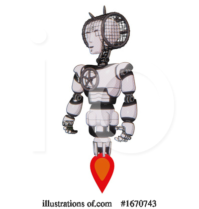 Royalty-Free (RF) Robot Clipart Illustration by Leo Blanchette - Stock Sample #1670743