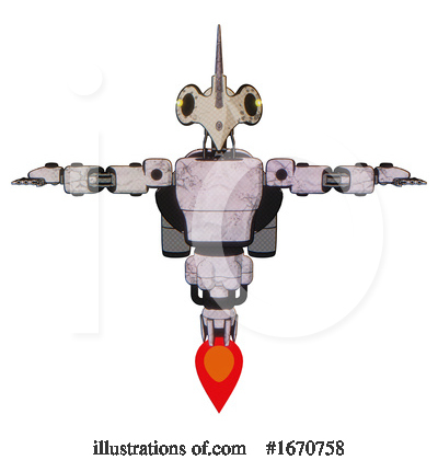 Royalty-Free (RF) Robot Clipart Illustration by Leo Blanchette - Stock Sample #1670758
