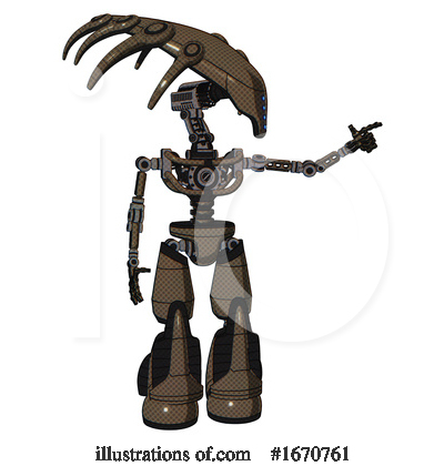 Royalty-Free (RF) Robot Clipart Illustration by Leo Blanchette - Stock Sample #1670761