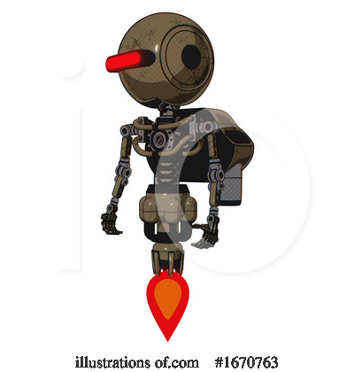 Royalty-Free (RF) Robot Clipart Illustration by Leo Blanchette - Stock Sample #1670763