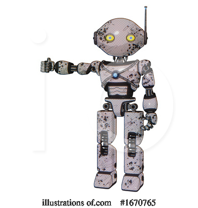 Royalty-Free (RF) Robot Clipart Illustration by Leo Blanchette - Stock Sample #1670765