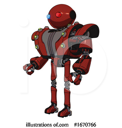 Royalty-Free (RF) Robot Clipart Illustration by Leo Blanchette - Stock Sample #1670766