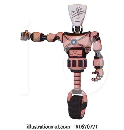 Royalty-Free (RF) Robot Clipart Illustration by Leo Blanchette - Stock Sample #1670771
